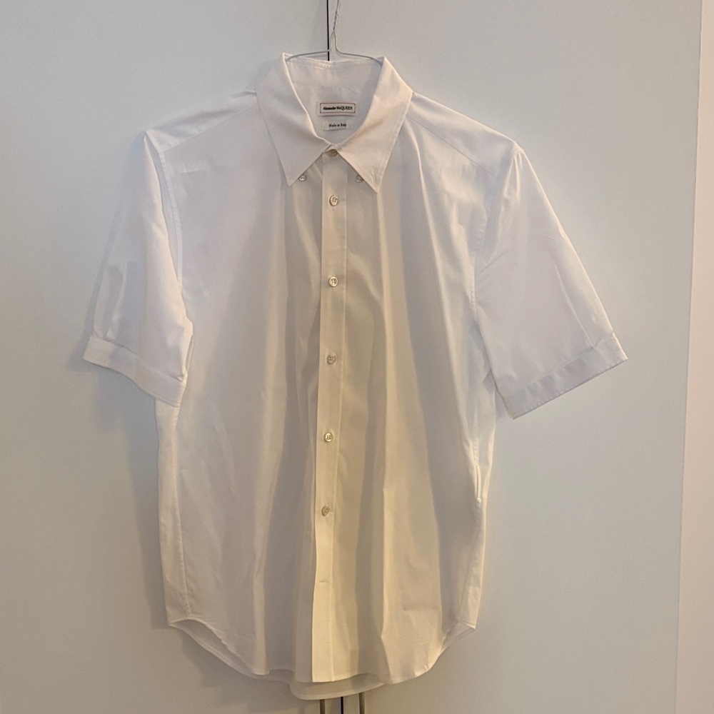 Alexander McQueen White Button Down Shirt